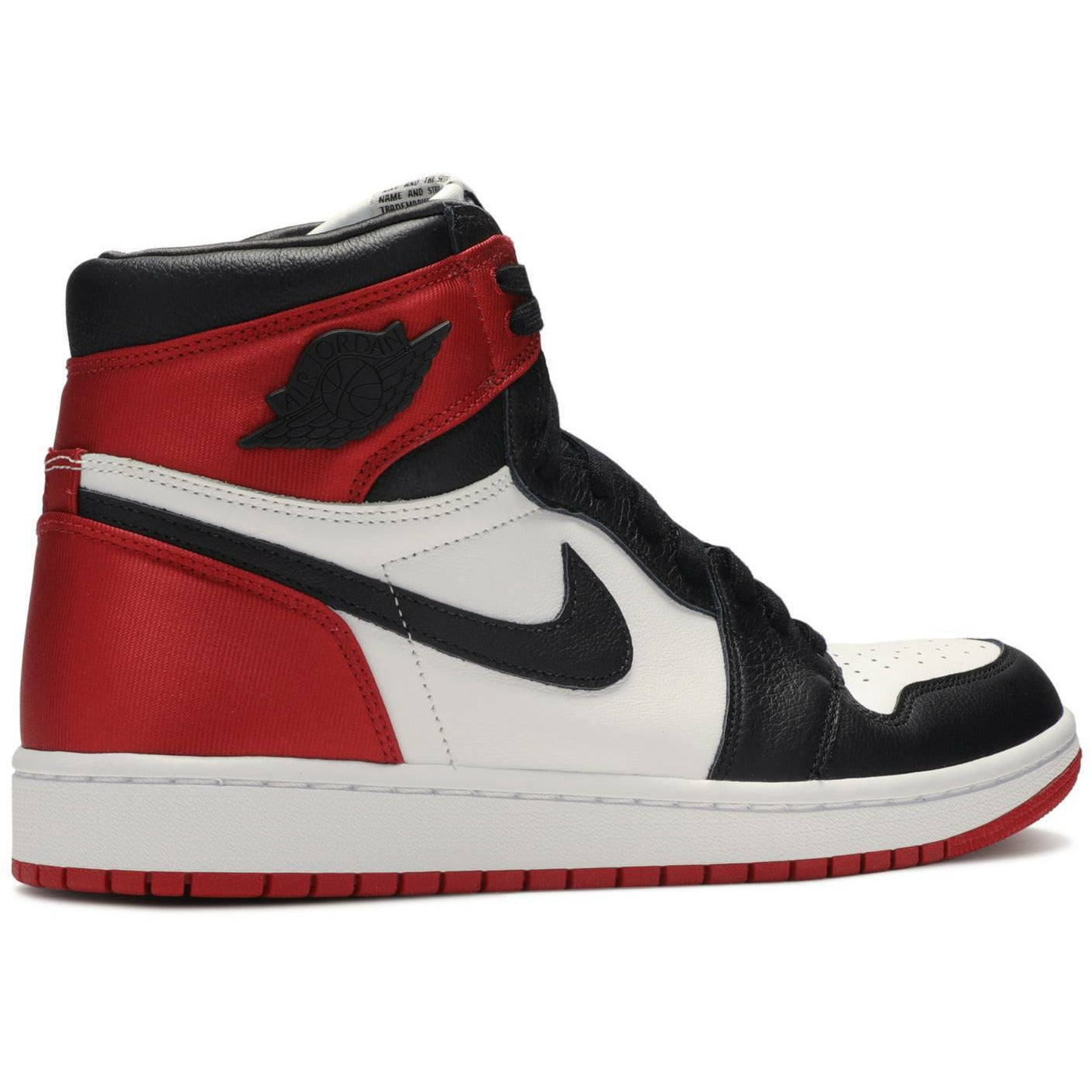 Wmns Air Jordan 1 Retro High Satin Black Toe (2019) | MrSneaker
