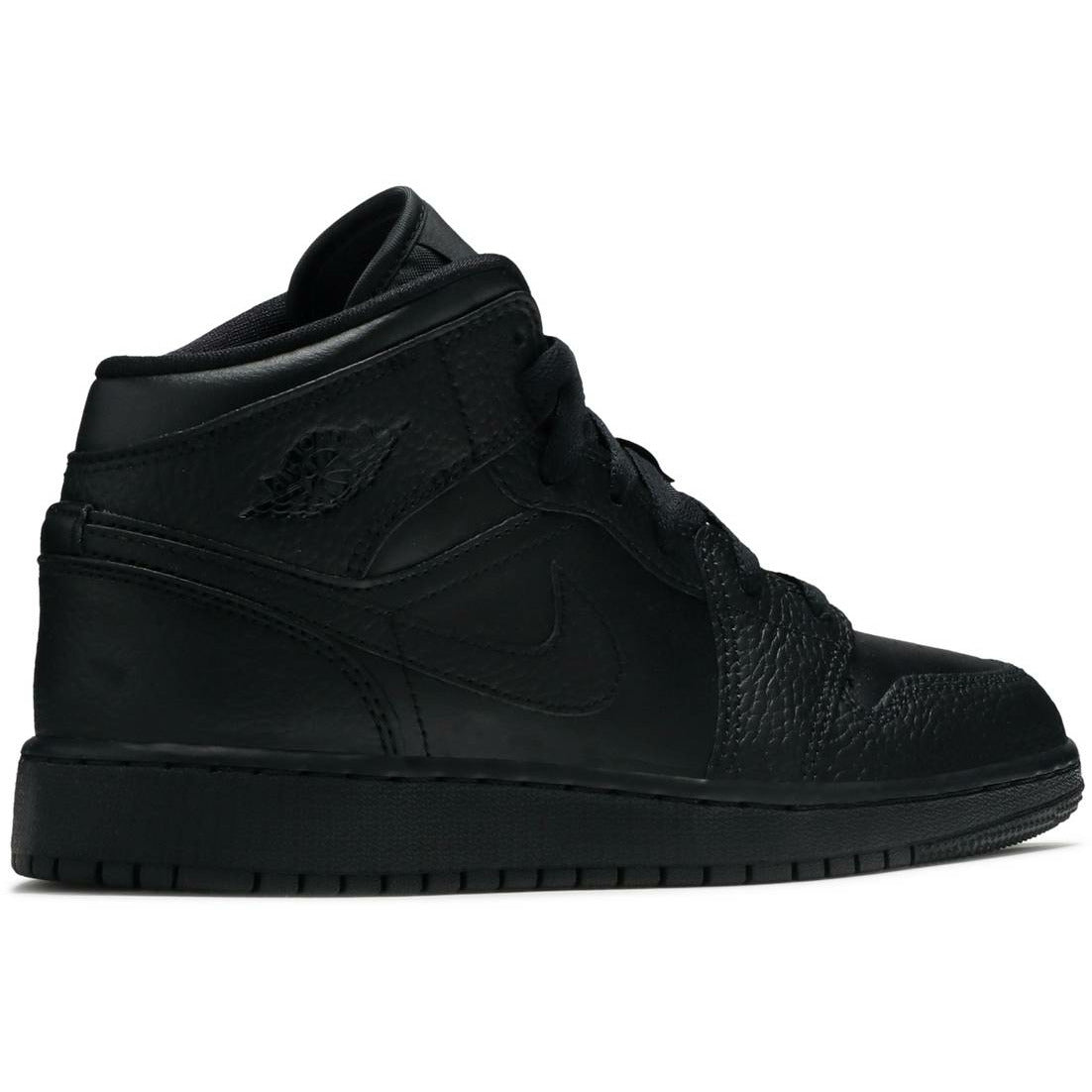 Air Jordan 1 Mid "Triple Black" (GS/Juniors) | MrSneaker