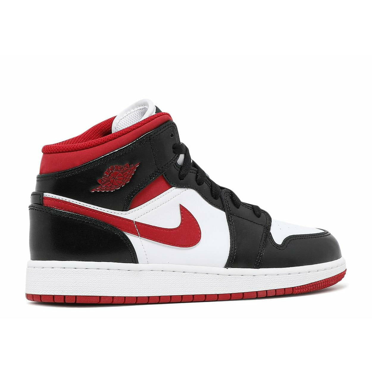 Air Jordan 1 Mid "Gym Red Black White" (GS/Juniors) (2021) | MrSneaker