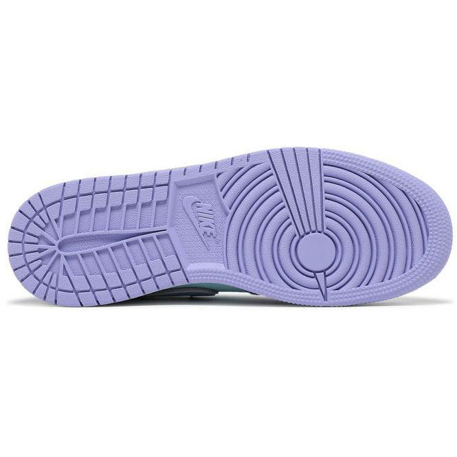 Air Jordan 1 Mid "Purple Aqua" (GS/Juniors) (2021) | MrSneaker