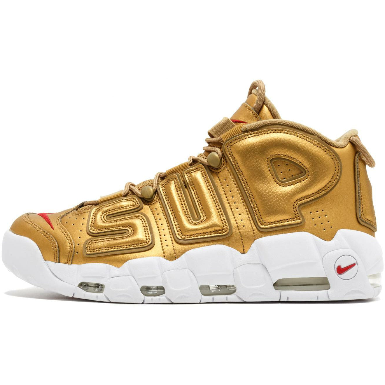 Supreme X Air More Uptempo "Metallic Gold" (2017) | MrSneaker