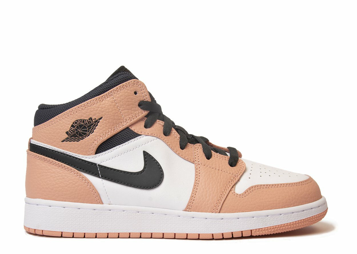 Air Jordan 1 Mid "Pink Quartz" (GS/Juniors) (2020) | MrSneaker
