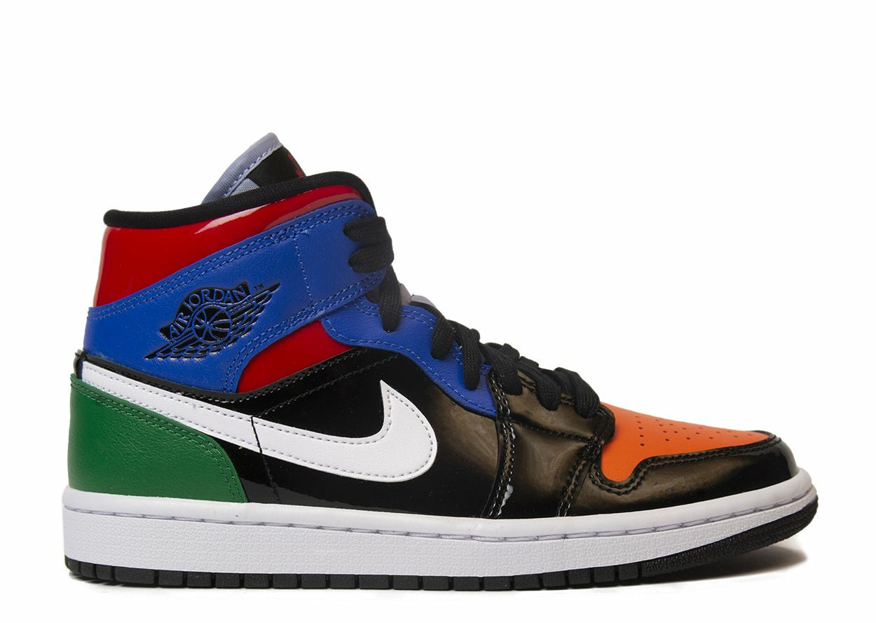 Air Jordan 1 Mid "Multi Patent" (Wmns) (2020) | MrSneaker