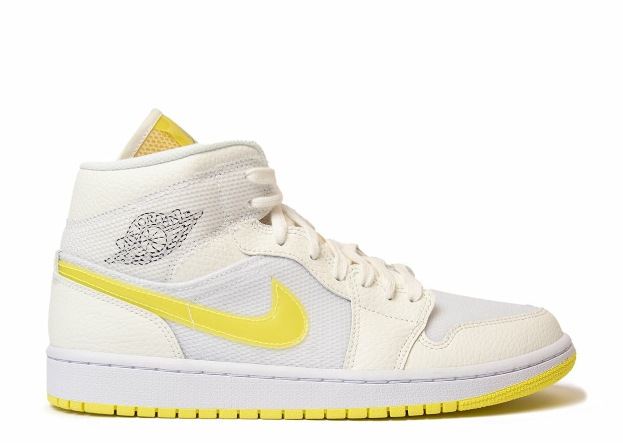 Air Jordan 1 Mid SE "Voltage Yellow" (Wmns) (2021) | MrSneaker