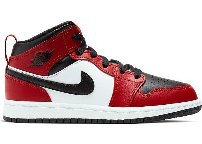 Air Jordan 1 Mid "Chicago Black Toe" (PS/Kids) | MrSneaker