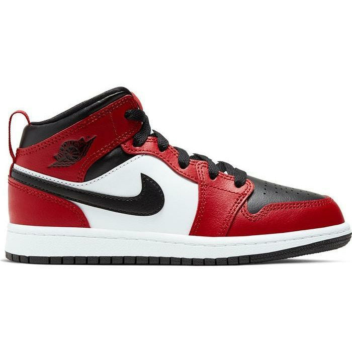 Air Jordan 1 Mid "Chicago Black Toe" (PS/Kids) | MrSneaker