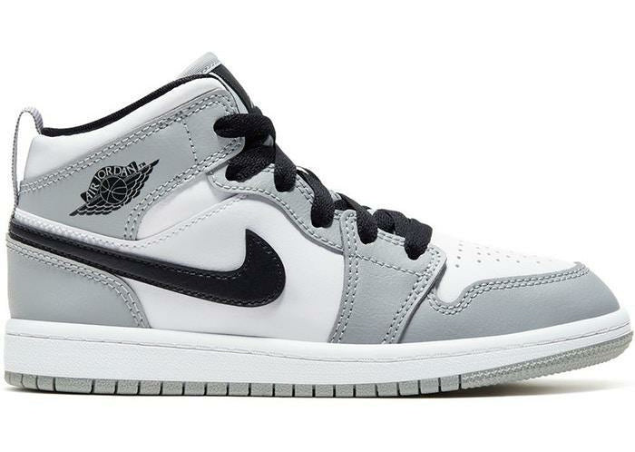 Air Jordan 1 Mid "Light Smoke Grey" (PS/Kids) | MrSneaker