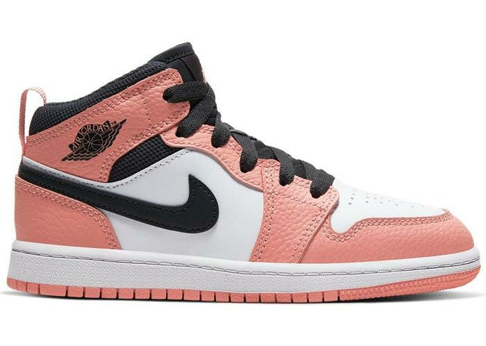 Air Jordan 1 Mid "Pink Quartz" (PS/Kids) | MrSneaker
