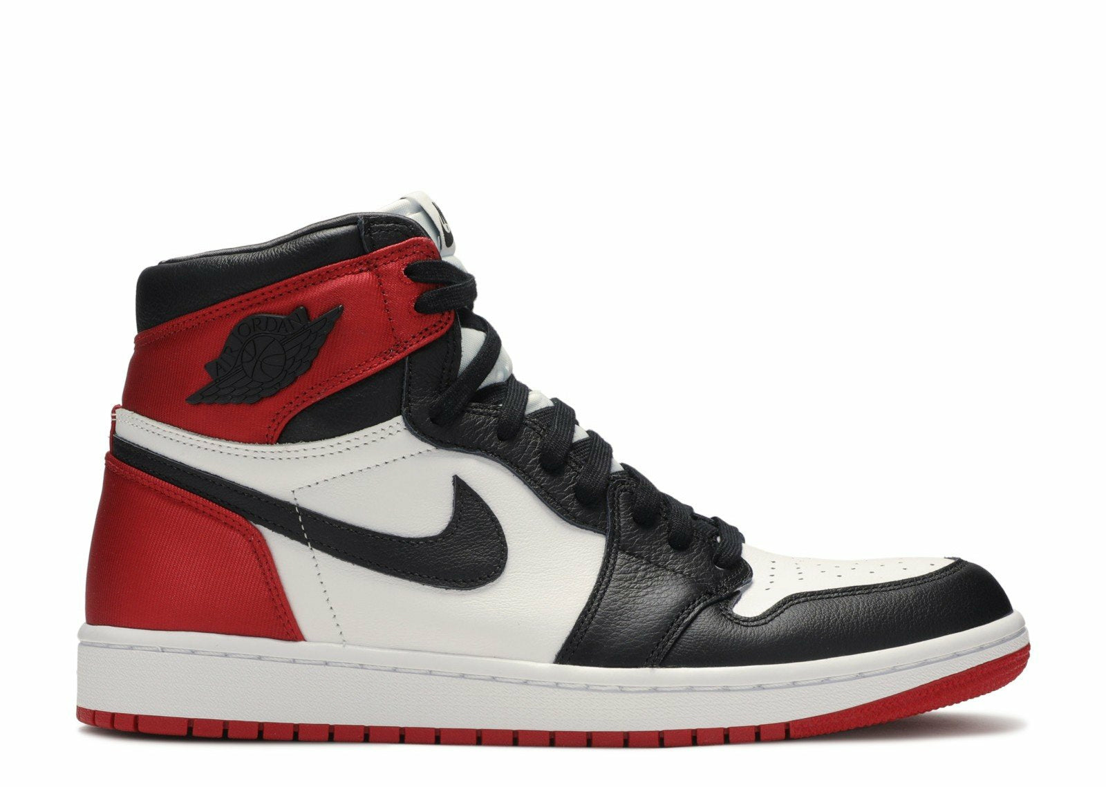 Wmns Air Jordan 1 Retro High Satin Black Toe (2019) | MrSneaker