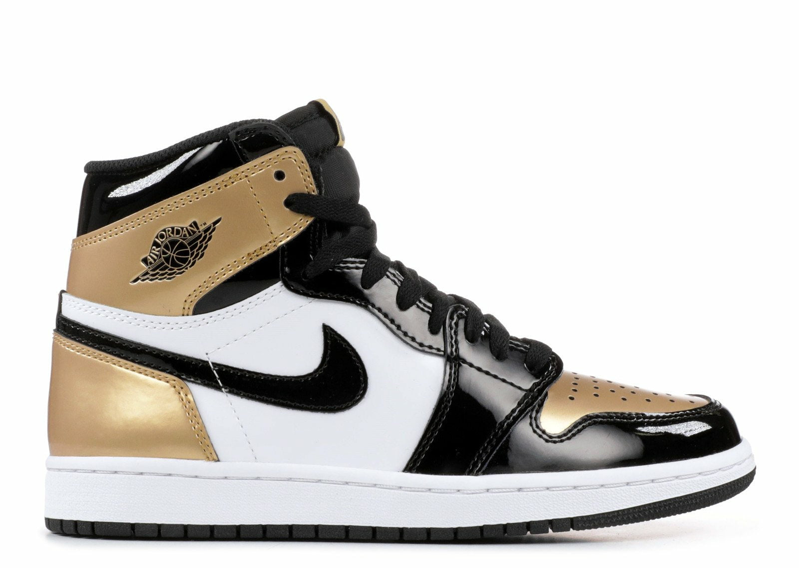 Air Jordan 1 Retro High Patent "Gold Toe" (2018) | MrSneaker