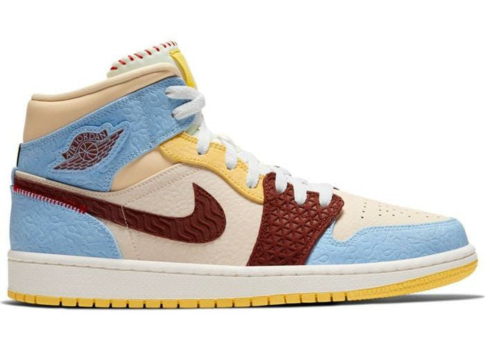 Maison Chateau Rouge x Air Jordan 1 Mid "Fearless" (2019) | MrSneaker