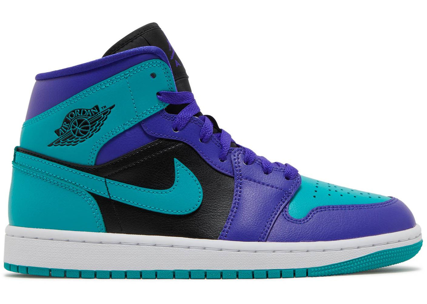 Wmns Air Jordan 1 Mid "Black Grape" (2022) | MrSneaker