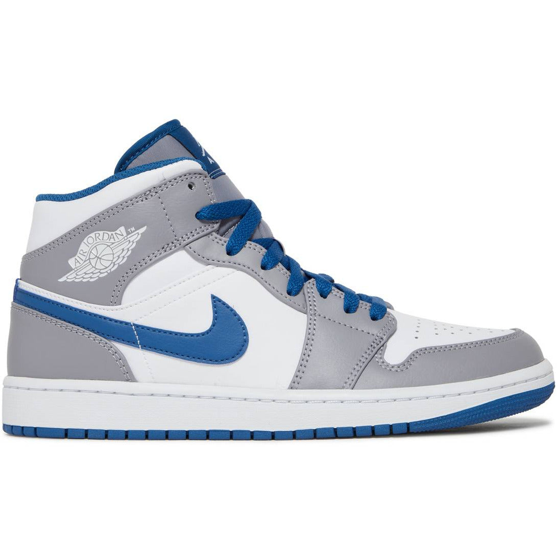 Air Jordan 1 Mid "Cement True Blue" (2023) | MrSneaker