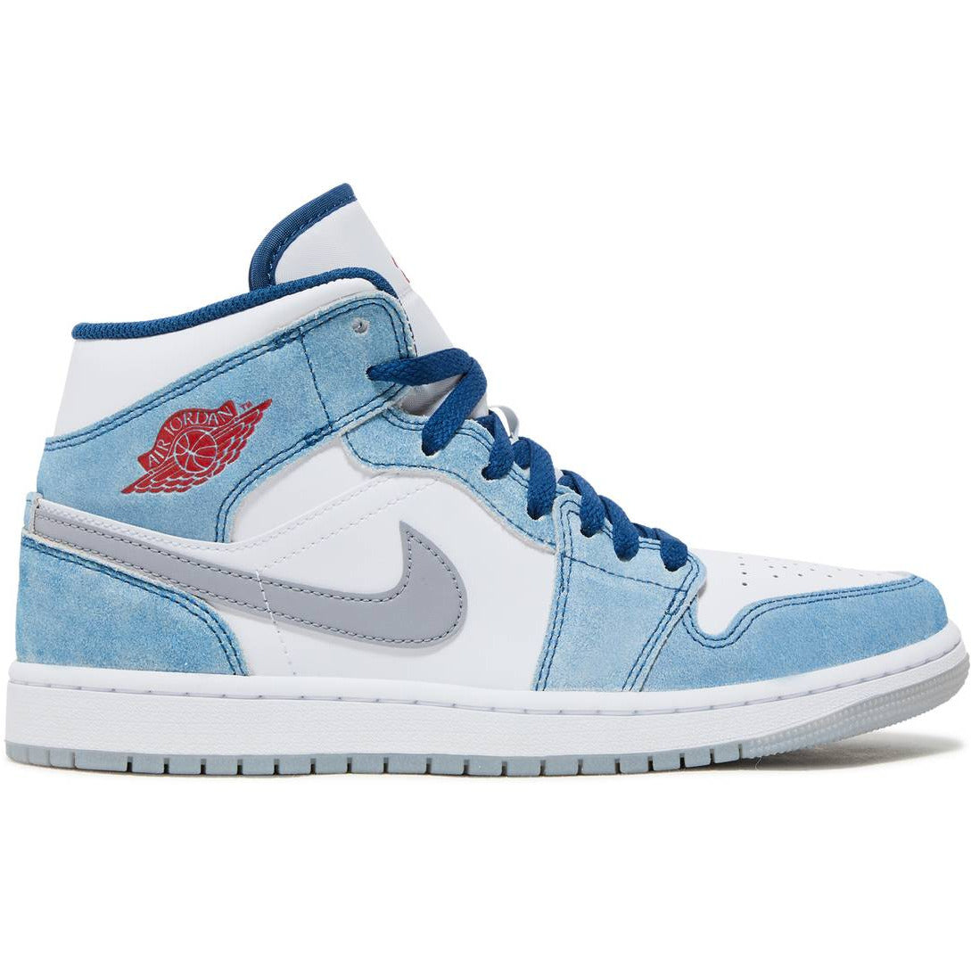 Air Jordan 1 Mid "French Blue" (GS/Juniors) (2022) | MrSneaker