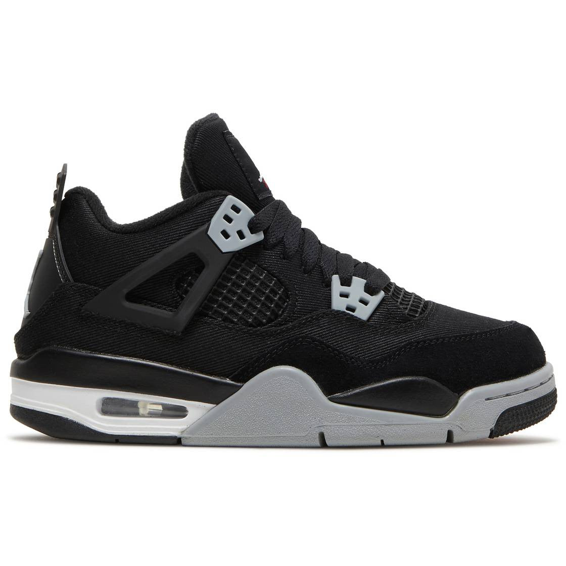 Air Jordan 4 Retro "Black Canvas" (GS/Juniors) (2022) | MrSneaker
