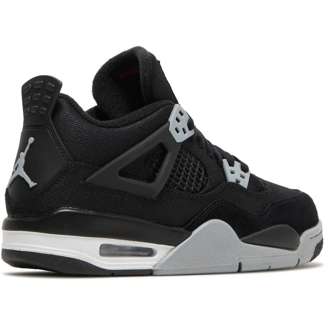 Air Jordan 4 Retro "Black Canvas" (GS/Juniors) (2022) | MrSneaker