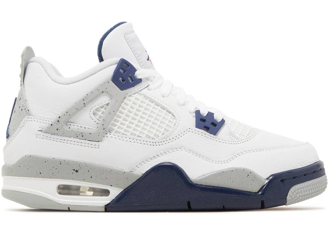 Air Jordan 4 Retro "Midnight Navy" (GS/Juniors) (2022) | MrSneaker