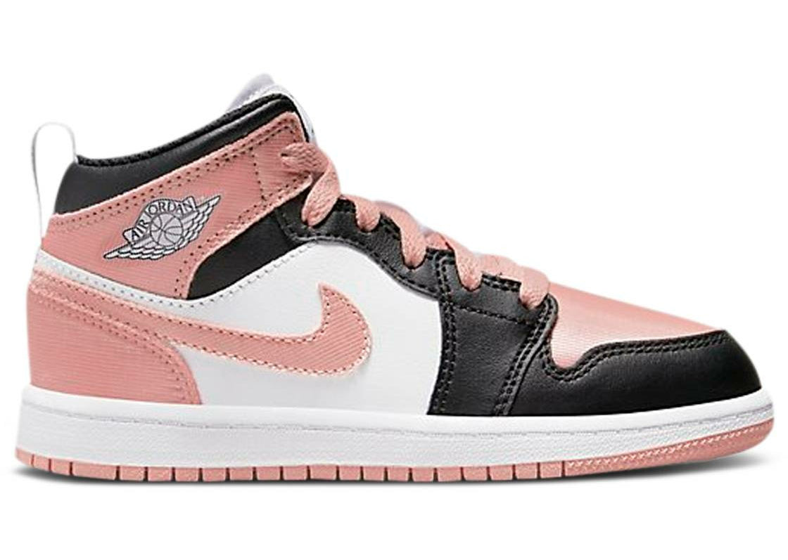 Air Jordan 1 Mid "White Light Madder Root" (PS/Kids) | MrSneaker