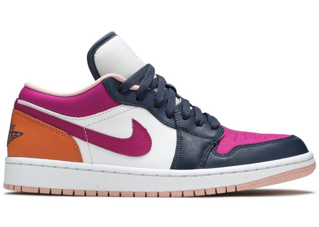 Air Jordan 1 Low "Mismatched - Purple Magenta" (Wmns) (2021) | MrSneaker