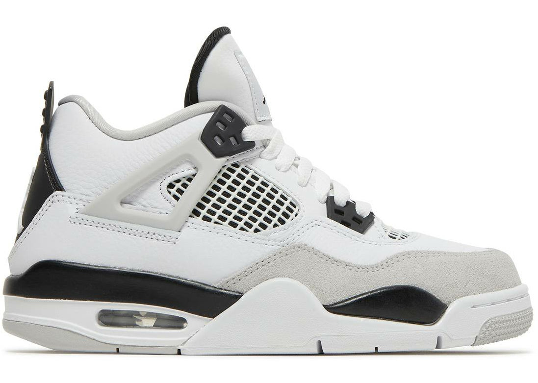 Air Jordan 4 Retro "Military Black" (GS/Juniors) (2022) | MrSneaker