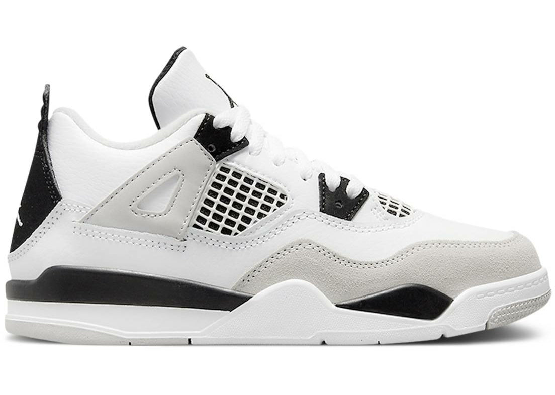 Air Jordan 4 Retro "Military Black" (PS / Kids) (2022) | MrSneaker