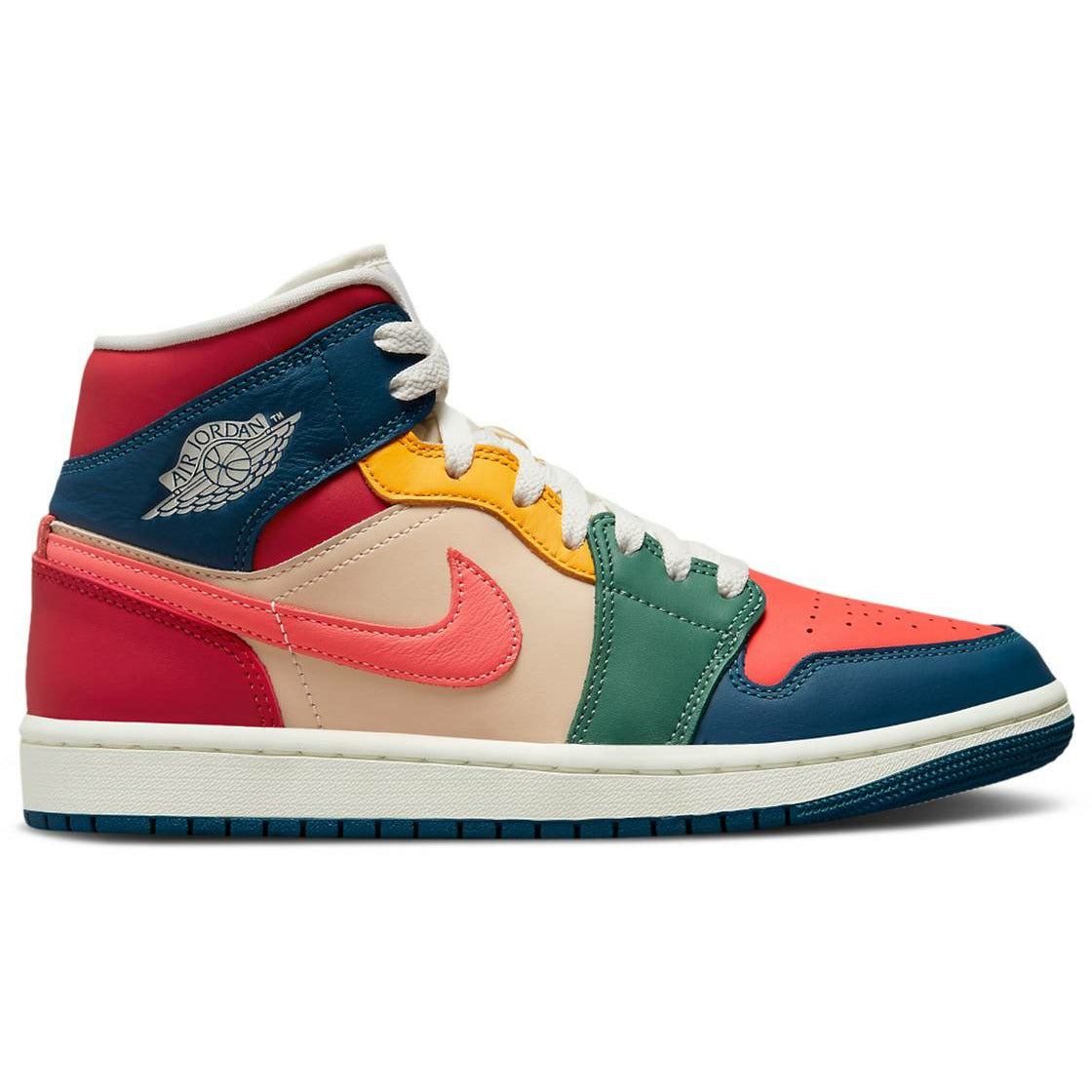 Air Jordan 1 Mid "Multi Color" (Wmns) (2022) | MrSneaker