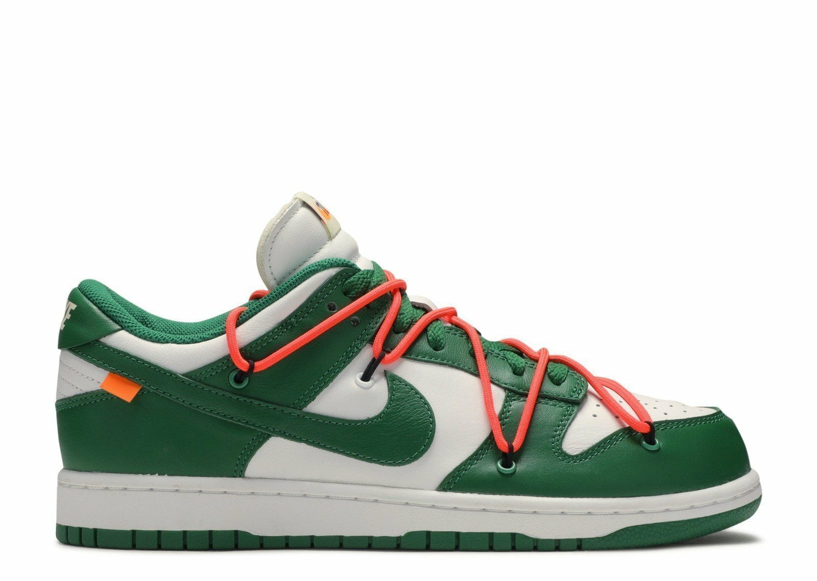 Off-White X Dunk Low Leather "Pine Green" (2019) | MrSneaker