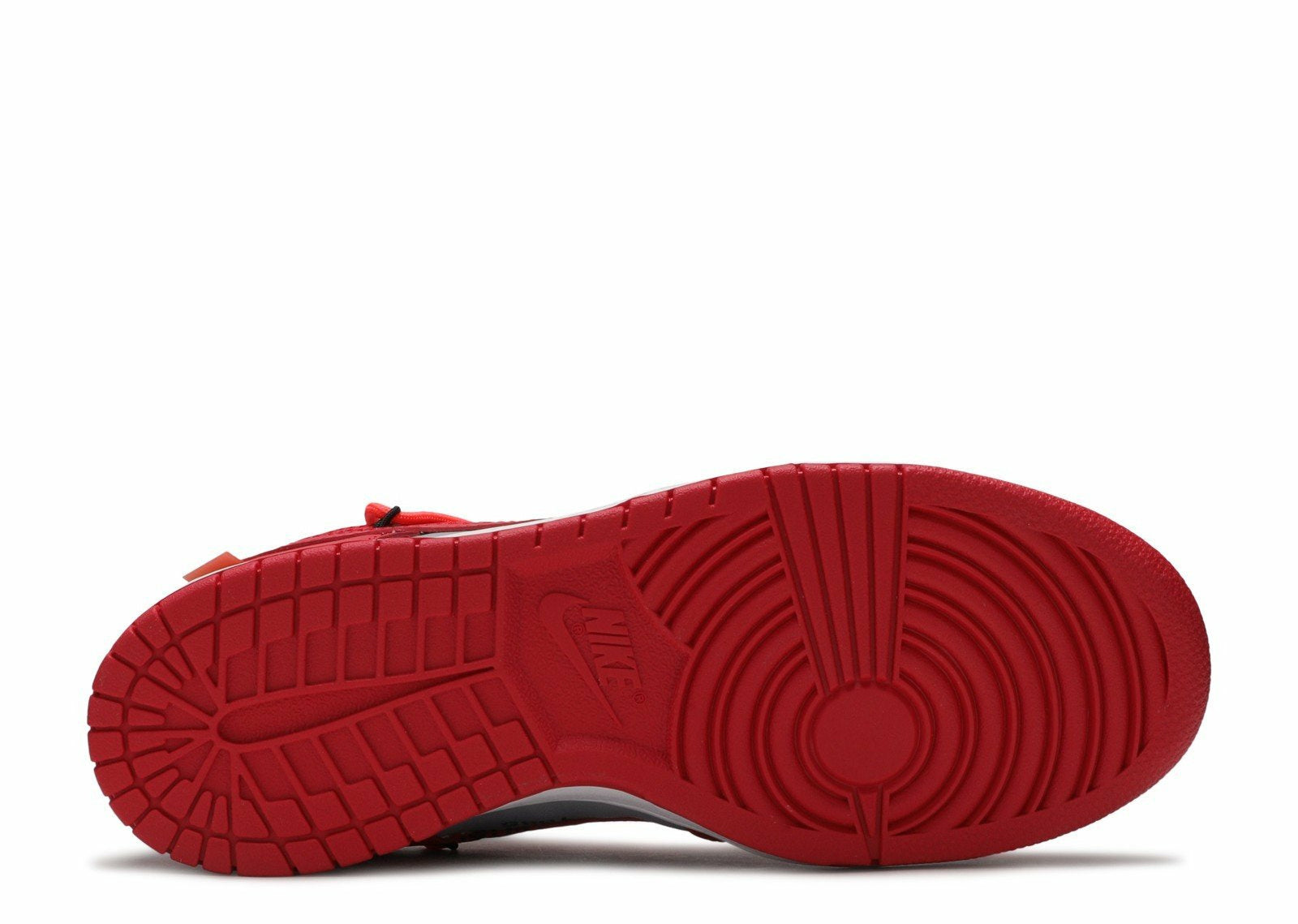 Off-White X Dunk Low Leather "University Red" (2019) | MrSneaker