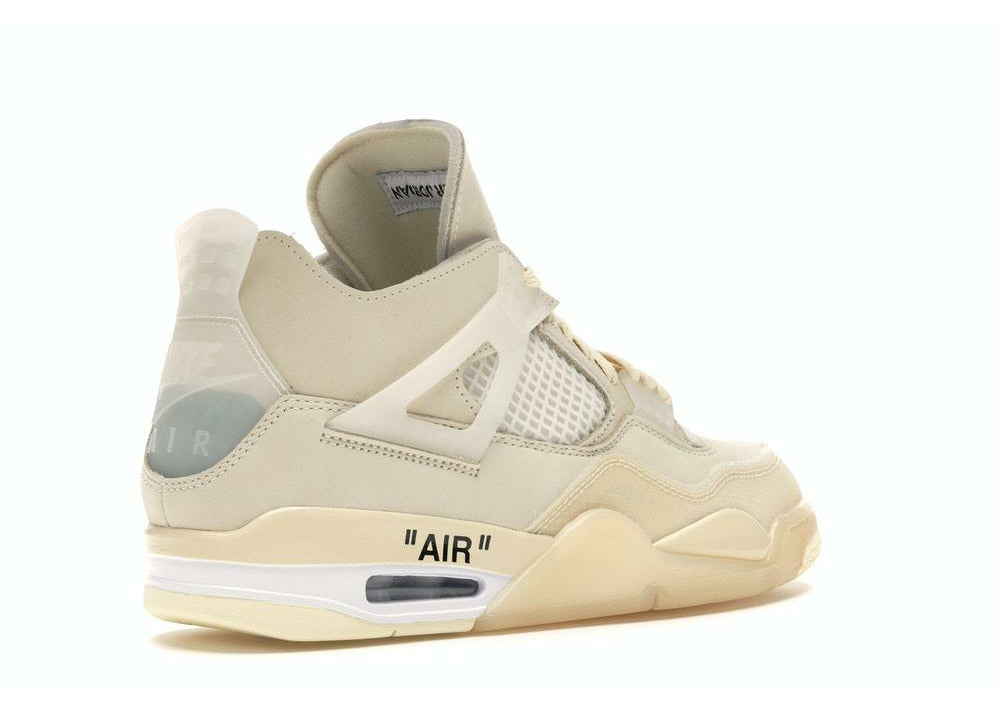 Off-White X Air Jordan 4 Retro "Sail" (2020) | MrSneaker