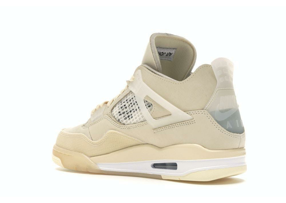 Off-White X Air Jordan 4 Retro "Sail" (2020) | MrSneaker