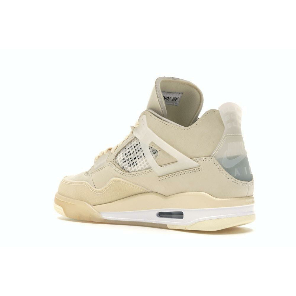 Off-White X Air Jordan 4 Retro "Sail" (2020) | MrSneaker