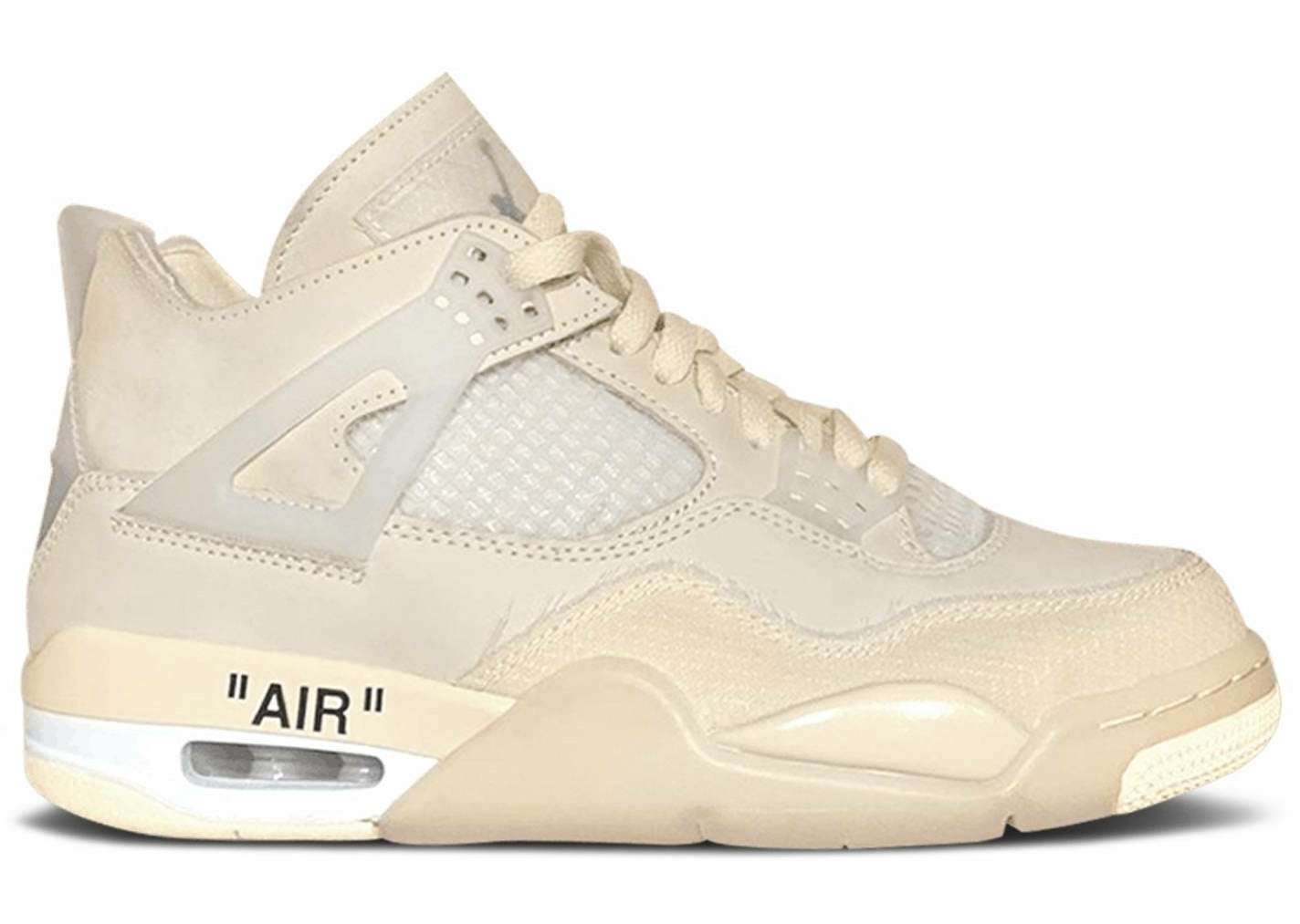 Off-White X Air Jordan 4 Retro "Sail" (2020) | MrSneaker