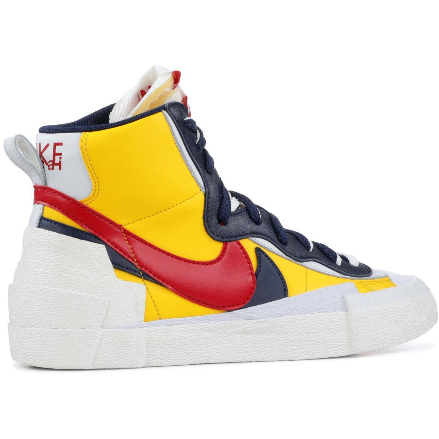 Sacai X Blazer Mid "Maize Navy" (2019) | MrSneaker