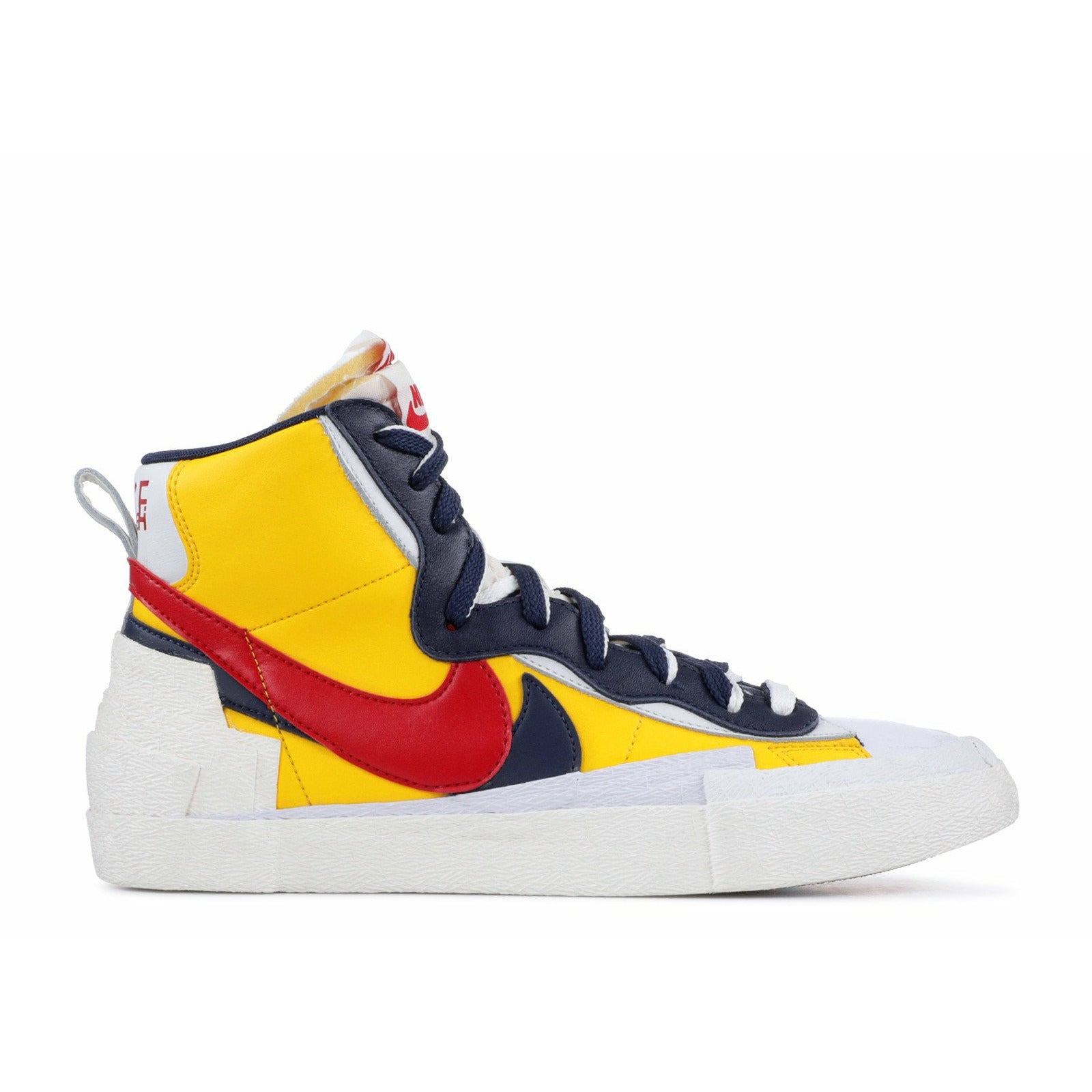 Sacai X Blazer Mid "Maize Navy" (2019) | MrSneaker