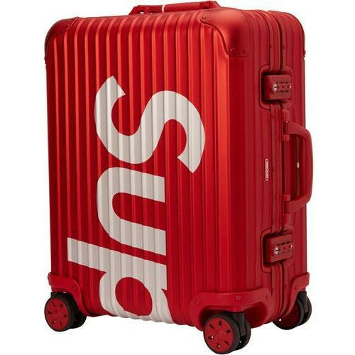 Supreme X Rimowa Topas Multiwheel 45L Red | MrSneaker