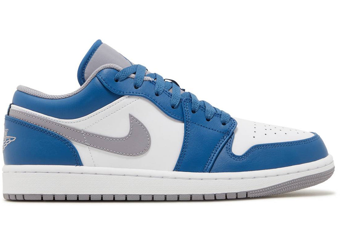 Air Jordan 1 Low "True Blue Cement" (2023) | MrSneaker