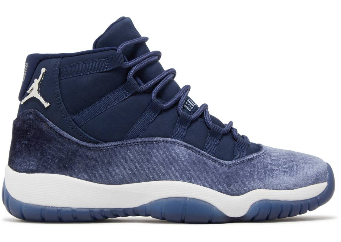 Air Jordan 11 Retro Premium "Midnight Navy Velvet" (Wmns) (2022) | MrSneaker