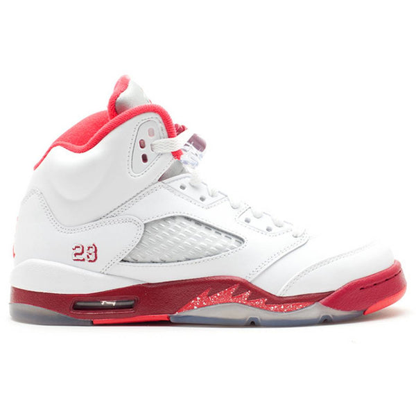 Air Jordan 5 Retro 'White Scarlet' (GS/Juniors)