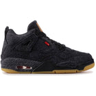 Levis X Air Jordan 4 Retro "Black Denim" (GS / Juniors) (2018) | MrSneaker