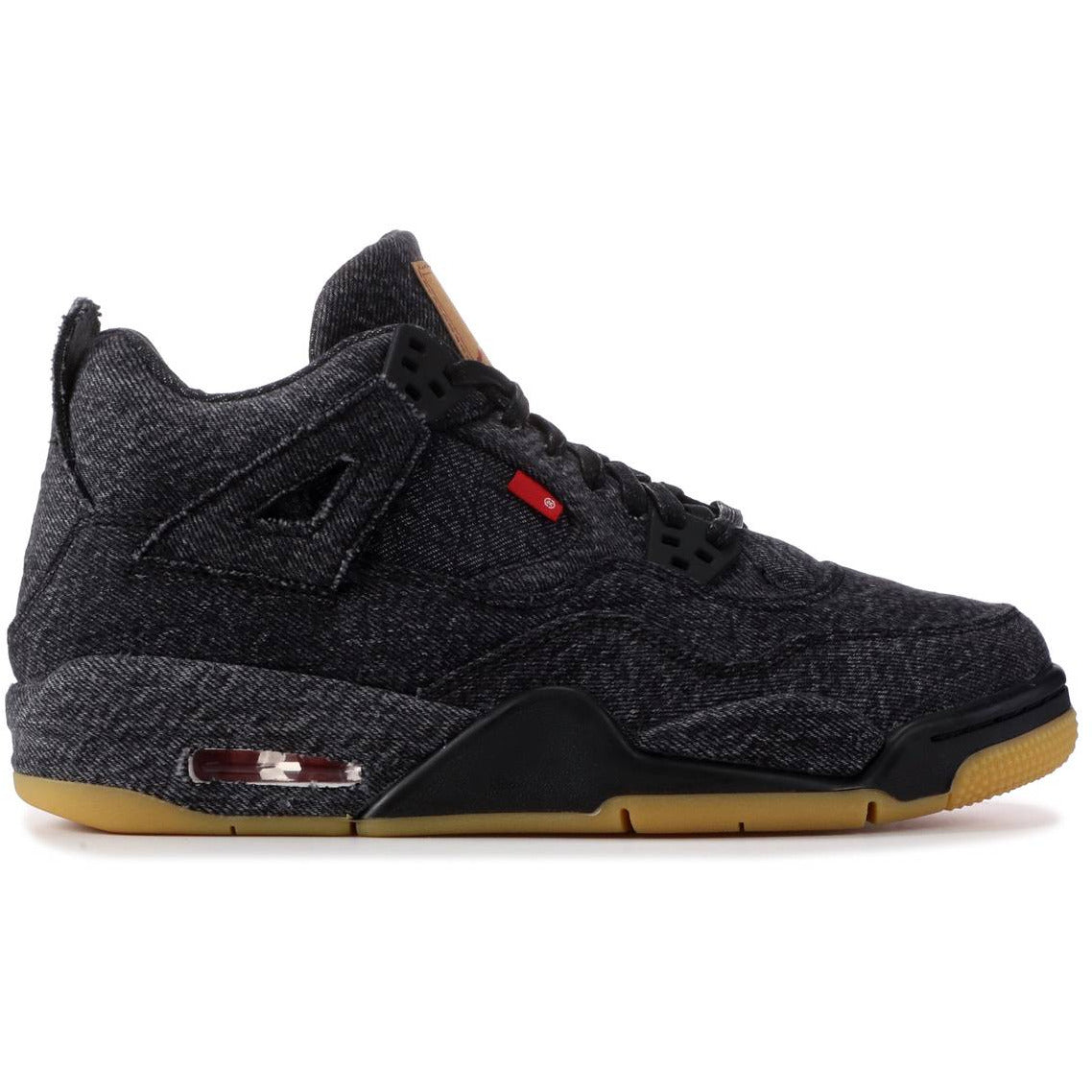 Levis X Air Jordan 4 Retro "Black Denim" (GS / Juniors) (2018) | MrSneaker