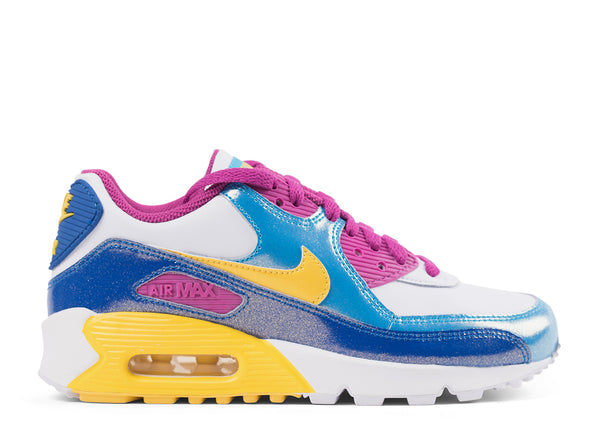 Air Max 90 2007 'White Blue Midwest Gold' (GS/Juniors)