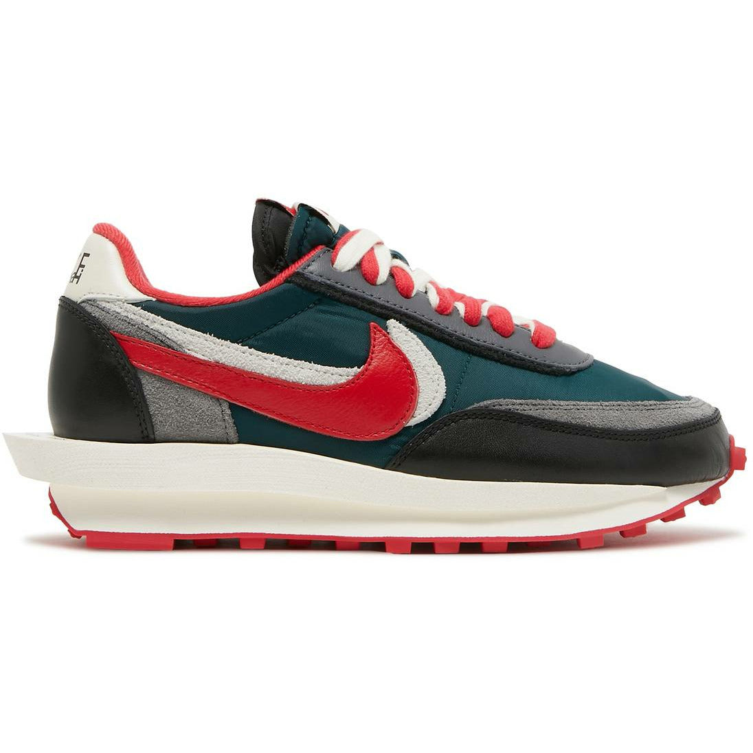 Sacai X Undercover X LDWaffle "Midnight Spruce University Red" (2021) | MrSneaker