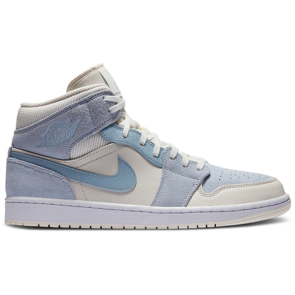 Air Jordan 1 Mid SE 'Mixed Textures' (Celestine Blue) (2020)
