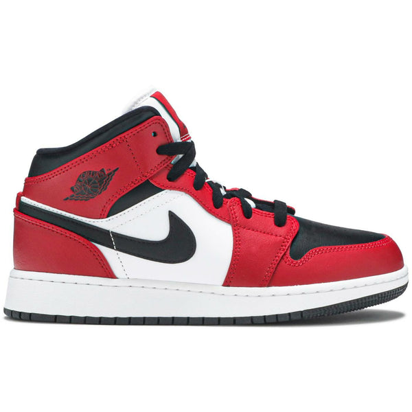 Air Jordan 1 Mid 'Chicago Black Toe' (GS/Juniors) (2020)