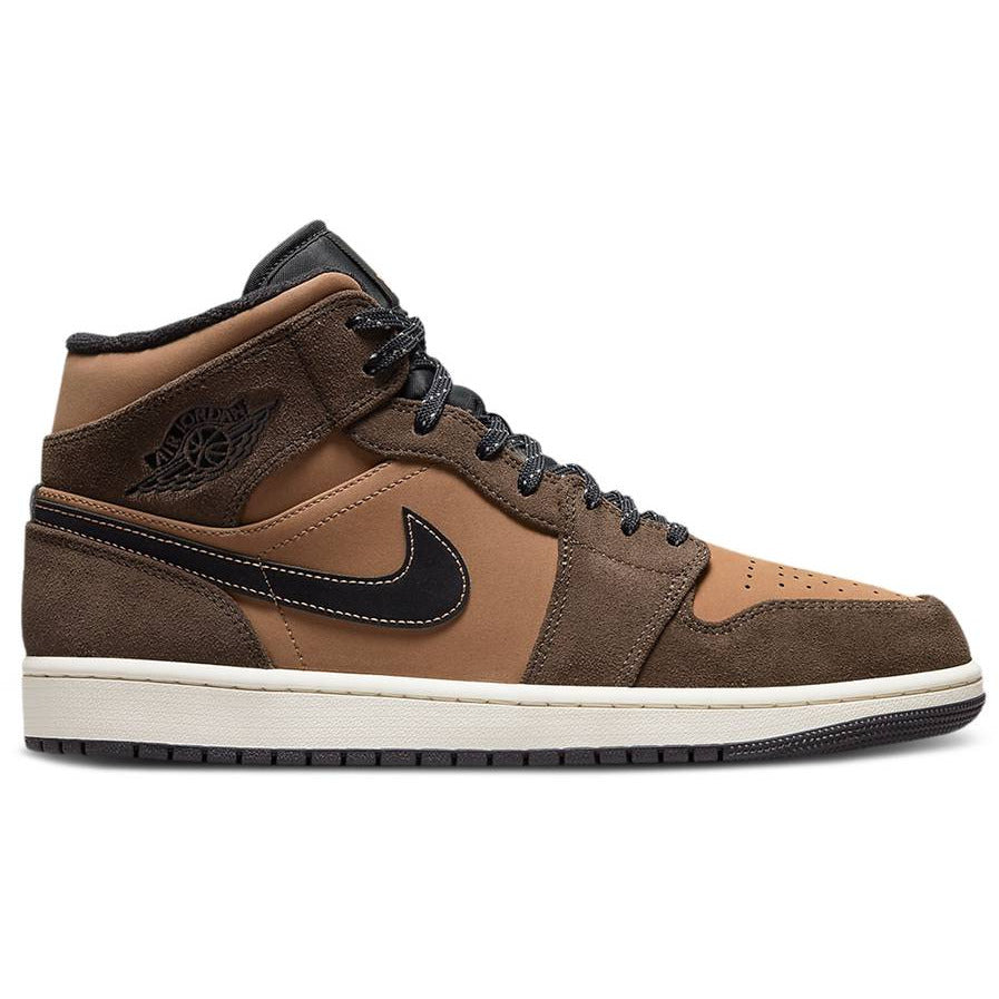 Air Jordan 1 Mid SE 'Dark Chocolate' (2021) | MrSneaker