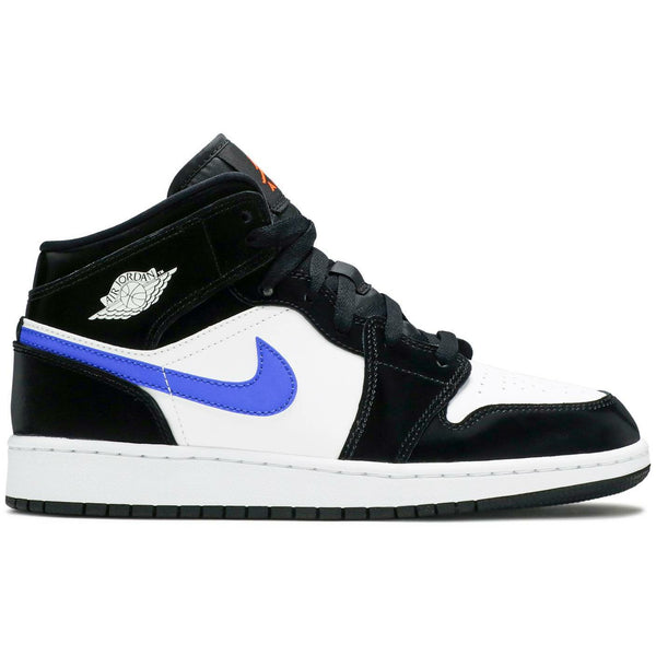 Air Jordan 1 Mid 'Black Racer Blue White' (GS/Juniors) (2020)