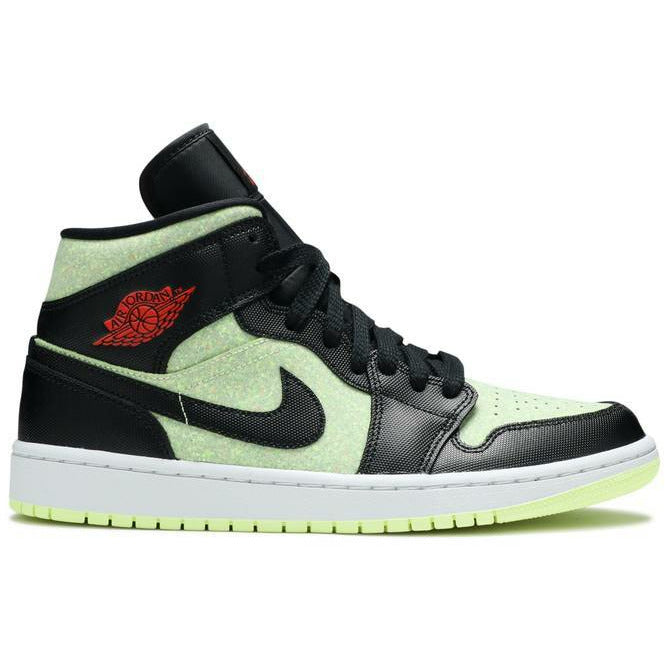Air Jordan 1 Mid "Black Barley Volt" (Wmns) (2020) | MrSneaker