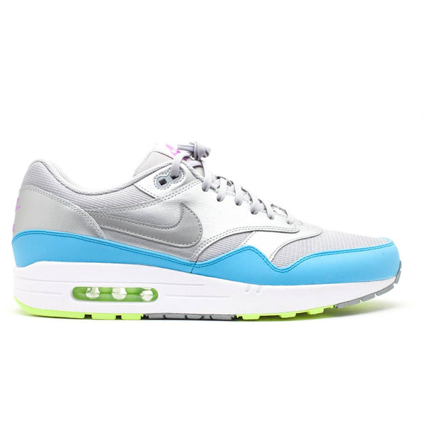 Air Max 1 FB 'Metallic Silver & Current Blue' (2013)