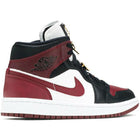 Air Jordan 1 Mid SE "Black Dark Beetroot" (Wmns) (2020) | MrSneaker