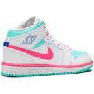 Air Jordan 1 Mid "White Pink Green Soar" (GS/Juniors) (2020) | MrSneaker